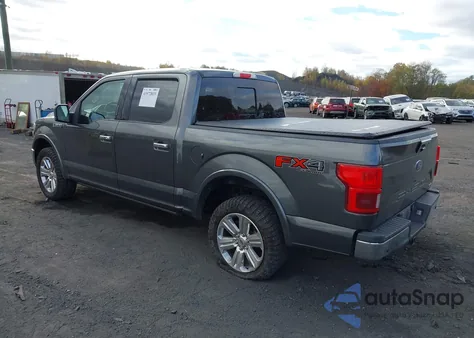 2019 Ford F-150 Lariat from USA, damaged, VIN 1FTEW1E43KFB21921